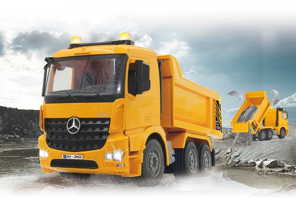 Camion Radio Control Volquete Mercedes-Benz Arocs 1:20 2,4GHz
